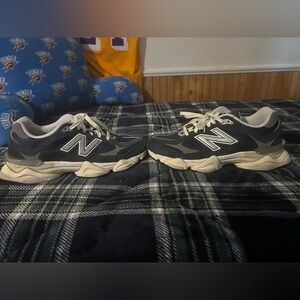 New Balance Dark Blue and White Athletic Shoes